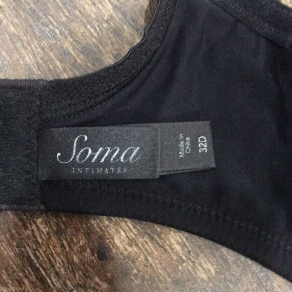 Soma Womenswear Bra, 32D, Black - Picture 6 of 9